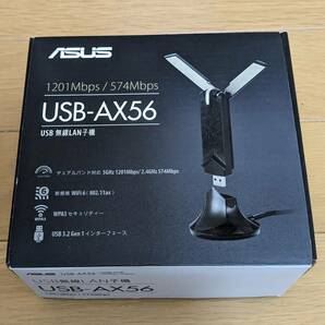 【中古】ASUS USB無線LAN子機 USB-AX56 WiFi6