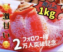 「甘蜜干し柿」箱込み1kg(約22粒前後入)干柿　干しがき　訳あり_画像2