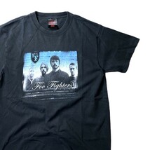 フジロック限定! 00s Foo Fighters フーファイターズ 2005年 フォトプリント バンド 半袖 Tシャツ ブラック 黒 Mサイズ メンズ 古着 希少_画像3