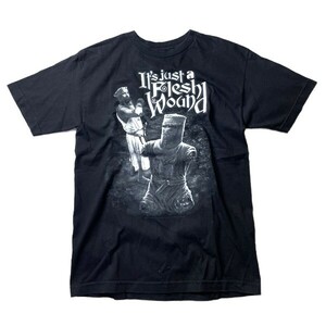 希少! USA製 Monty Python モンティパイソン ヴィンテージ It's just a Flesh Wound オフィシャル ムービー Tシャツ ブラック 黒 M メンズ