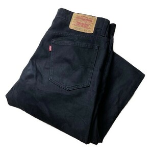 ブーツカット! 00s Levi's リーバイス 517 ヴィンテージ ハイウエスト フレア コットン パンツ 人気カラー ブラック 黒 W31 メンズ 古着