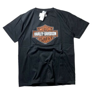 タグ付き! 00s USA製 Harley-Davidson ハーレーダビッドソン ヴィンテージ TOKYO JAPAN ロゴ プリント 半袖 Tシャツ ブラック 黒 S 未使用