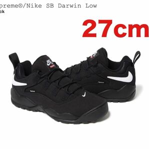 Supreme × Nike SB Darwin Low Black 27cm