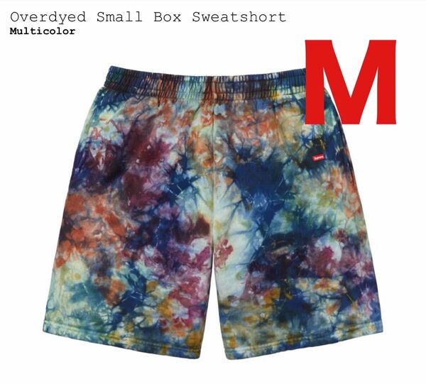 Supreme Overdyed Small Box Sweatshort Multicolor Mサイズ