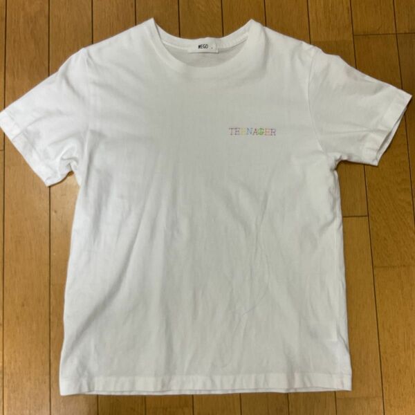 WEGO ウィゴー　半袖Tシャツ　ホワイト　白　Sサイズ