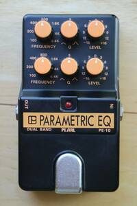 PEARL PARAMETRIC EQ PE-10 パール　パラメトリック　イコライザー　ビンテージ　エフェクター 