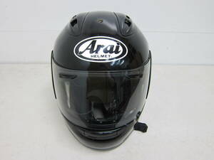 ジャンク扱い【Arai RX-7 RV ヘルメット Lサイズ ブラック】アライ