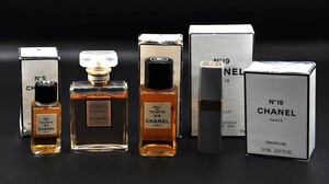 Chanel シャネル No5,No19,MADEMOISELLE PARFUM EDT マドモアゼル パルファム オードトワレ 香水 5セット 箱付き α5G5605