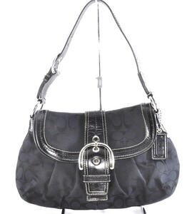  beautiful goods COACH Coach F15203 signature handbag shoulder bag hand .. bag shoulder .. bag 2way canvas leather leather 3F5170