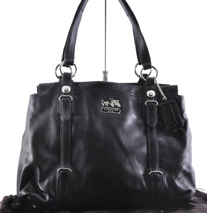  beautiful goods COACH Coach 15409 handbag hand .. bag leather leather black black purple purple plain pattern none simple storage bag attaching α2E5259