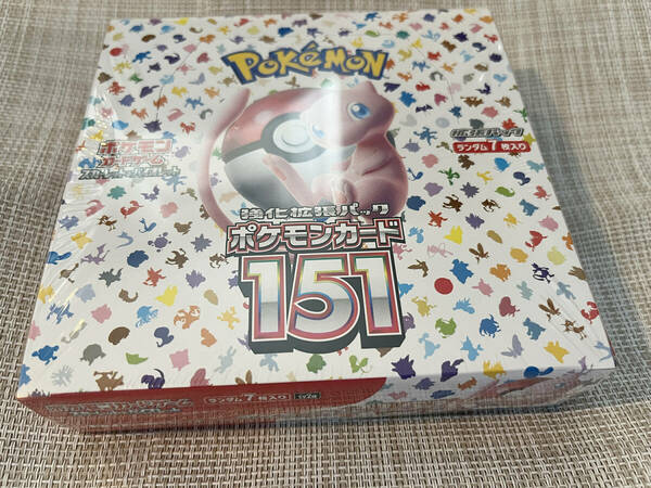 新品未開封★シュリンク付き　ポケモンカード　151　1BOX★シュリンク有