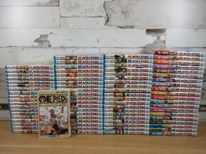 1D2-1 (ワンピース 1巻～79巻+86巻 計80冊セット) 漫画 コミックス 不揃い 帯不揃い 尾田栄一郎 週刊少年ジャンプ