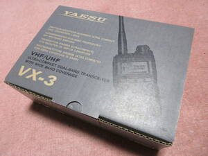 【新品／未使用】 八重洲無線 YAESU VX-3　