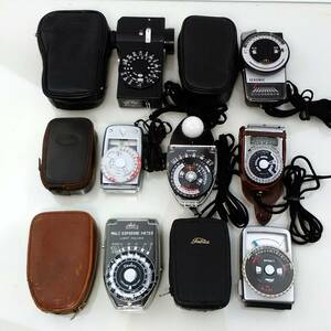 K/ light meter SEKONIC Toshiba Walz STUDIO DELUXE L-398 L-228. summarize 7 point Junk 0530-1