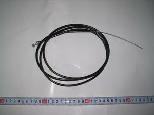  including carriage bicycle brake wire black rom and rear (before and after) 4 pcs set. new goods 
