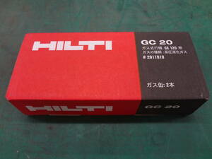 ●HILTI　ヒルティ　GC20　ガス缶2本入り　ガス式打機GX120用　未使用　販売終了品　240405●4