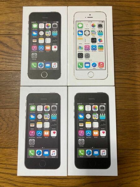 【箱のみ】iPhone5S 空箱4個セット