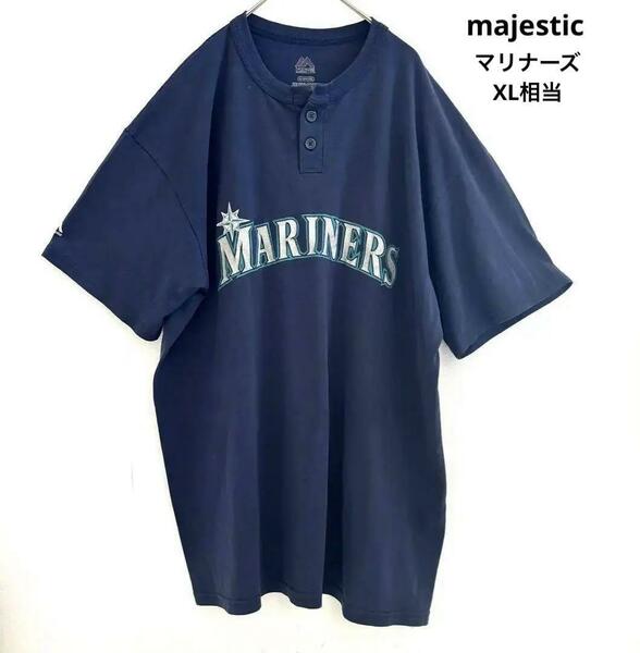 マジェスティック MLBマリナーズ Tシャツ ユニフォーム XL相当