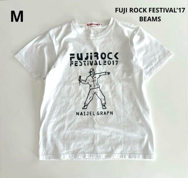 BEAMS ビームス FUJI ROCK コラボ Tシャツ 綿 M　フジロック