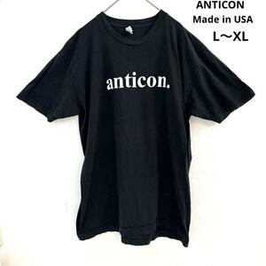 レア　ANTICON アンチコン Tシャツ 蟻ロゴ　Made in USA L