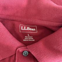 L.L.Bean エルエルビーン　ポロシャツ　半袖　無地　コットン　XL相当_画像6