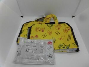 54 Snoopy spa back ×2 travel 8 point set ( case attaching )