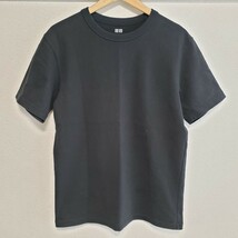 【美品・送料込】ユニクロ U クルーネック Tシャツ 半袖 ブルー Mサイズ_画像1