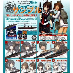 R11■１円〜未開封 F-toys Kan Colle Model 艦これ モデル Vol.3 全8種 エフトイズ BOXの画像6