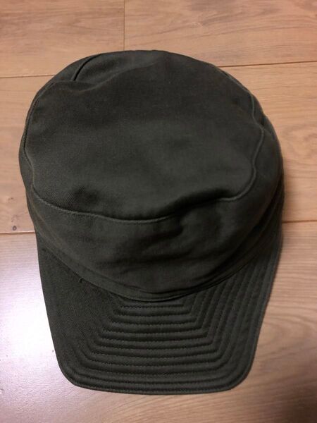ミリタリーキャップ military cap 帽子 実物 ハット ワーク WAREIN 1975 70s 57 size フランス