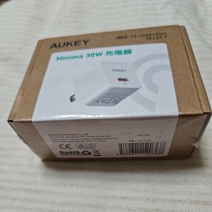 AUKEY オーキー minima 30W充電器 USB-C AC電源アダプター 未使用品の画像1