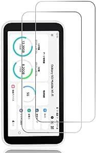 PCduoduo 【二枚】FOR Galaxy 5G Mobile Wi-Fi SCR01 用のガラスフィルム for Galax