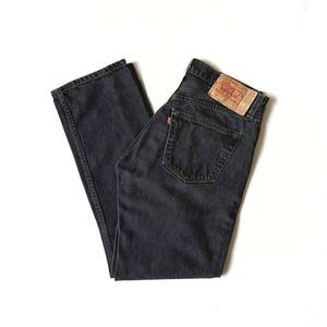 00s メキシコ製 Levi's 501-0260 サルファ染め ブラックデニム 31×30 /ビンテージリーバイス501ブラック後染め GOODカラー