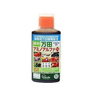 万田アミノアルファ プラス 100ml 植物用 万田酵素 配合 肥料 液体肥料 液肥 植物 栄養剤 100m