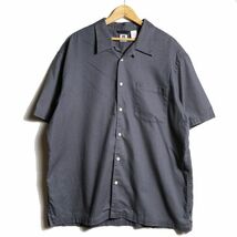 00's ギャップ オープンカラー コットン シャツ 半袖 (XL) ボックスシャツ 開襟 ループカラー 00年代 旧タグ オールド 2004年製 GAP Y2K_画像1