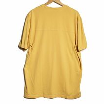 00's オールドネイビー クルーネック コットン Tシャツ 半袖 (L) ソリッドカラー 薄黄色 イエロー 無地 00年代 旧タグ ギャップ OLD NAVY_画像2