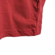 デッドストック 00's オールドネイビー コットン リンガー Tシャツ 半袖 (XXL) エンジ系×紺 無地 00年代 旧タグ ギャップ OLD NAVY 2_画像4