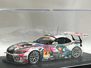 ケース未開封 エブロ 1/43 初音ミク グッドスマイル BMW Z4 2011 Rd.6 富士 谷口信輝/番場 琢　