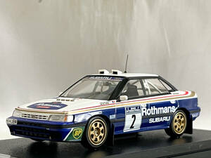 HPI 1/43 Subaru Legacy RS 1991 man ks* Rally franc sowa* car Trio 