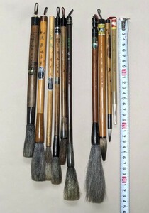  writing brush ① 10ps.@ together ...... one .. writing .. on sea .. peace writing brush Tang writing brush old writing brush paper tool regular price 85000 jpy and more 