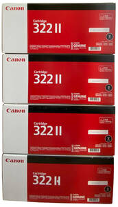 ** new goods unopened genuine products CANON toner cartridge 322Ⅱ black 4 pcs set **