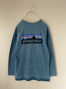 270 patagonia バックプリント パタゴニア ロングスリーブ Tシャツ サイズ M 実寸参照