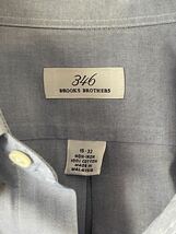 258 ブルックスブラザーズ Brooks Brothers スーピマコットン オックスフォード ドレスシャツ Yシャツ サイズ 15-32 実寸参照_画像2