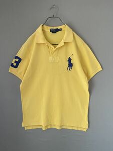371 Polo Ralph Lauren BIG PONY 鹿の子 ポロシャツ ラルフローレン サイズ XL 実寸参照