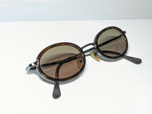 Vintage Giorgio Armanijoru geo * Armani 258-S 1082 Tortoise Gunmetal Oval Sunglasses Frames sunglasses 