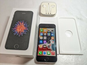 iPhoneSE 32GB Space Gray アイフォンSE スペースグレイ 初期化済み 判定◯ softbank A1723 MP822J/A iPhone se