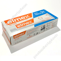 送料コミ追跡アリ◆新品◆エルメックス 歯磨き粉 75ml x 2本セット★elmex 2 pieces アミン フッ化物配合歯磨剤_画像4