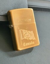 【未使用】 Zippo ジッポ オイルライター SOLIDBRASS 未着火 ケース入　96年2月製造　ソリッドブラス_画像5