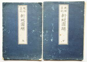 規矩真術軒廻図解（上下揃い）武陽葛飾大匠鈴木多橘著 建築木工大工雛形　須原屋莊太郎他板 明治9年