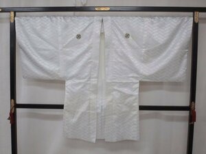 貸衣装処分　0829　男物　羽織　白　【中古】（レターパック不可）　