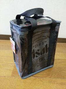  prompt decision Asahi super dry original keep cool bag black 350ml×12 can for ⑫